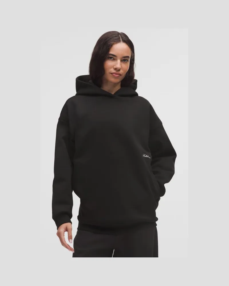 LULULEMON Big Cozy-Hoodie im Ultra-Oversized Fit Logo für Frauen – Größe in Schwarz Schwarz