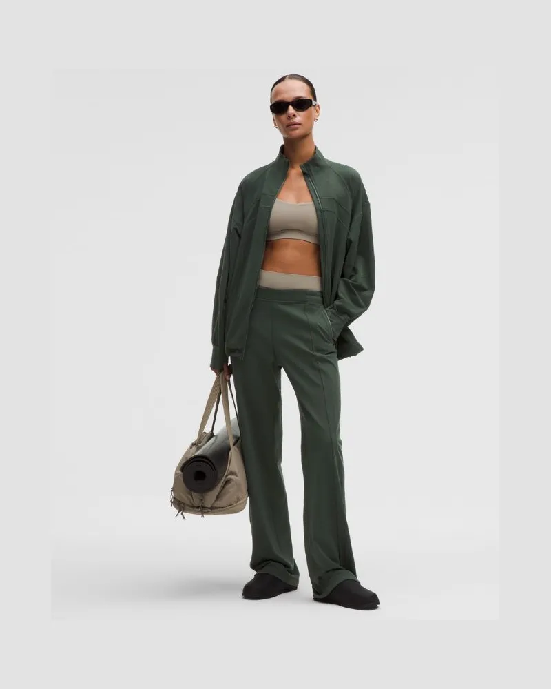 LULULEMON Define Trainingshose mit mittelhohem Bund Luon für Frauen – Größe in Rainforest Green Rainforest