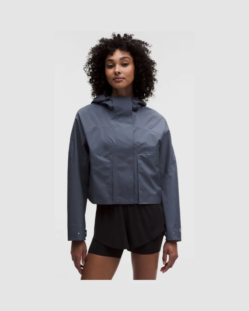 LULULEMON Rain Chaser Jacke für Frauen – Größe in Dusty Diamond Dusty