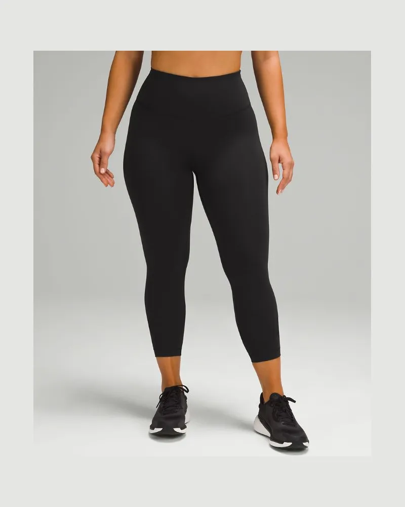 LULULEMON Wunder Train Leggings im Contour Fit mit hohem Bund für Frauen – 64 cm – Größe in Black Black