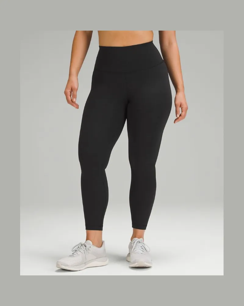 LULULEMON Wunder Train Leggings im Contour Fit mit hohem Bund für Frauen – 64 cm – Größe in Black Black