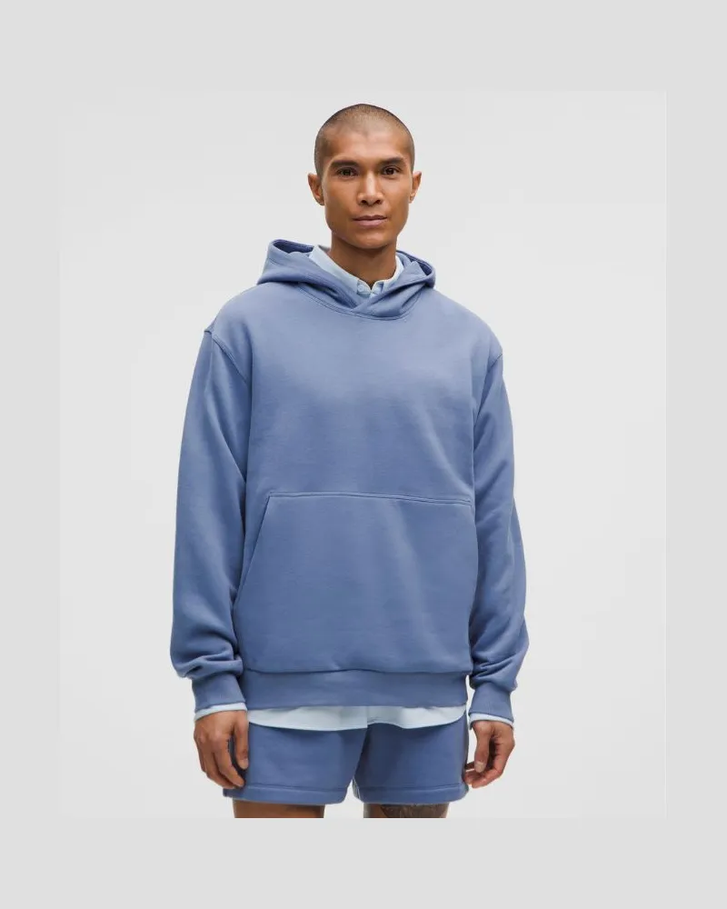 LULULEMON Steady State Hoodie für Männer – Größe in Washed Denim Washed