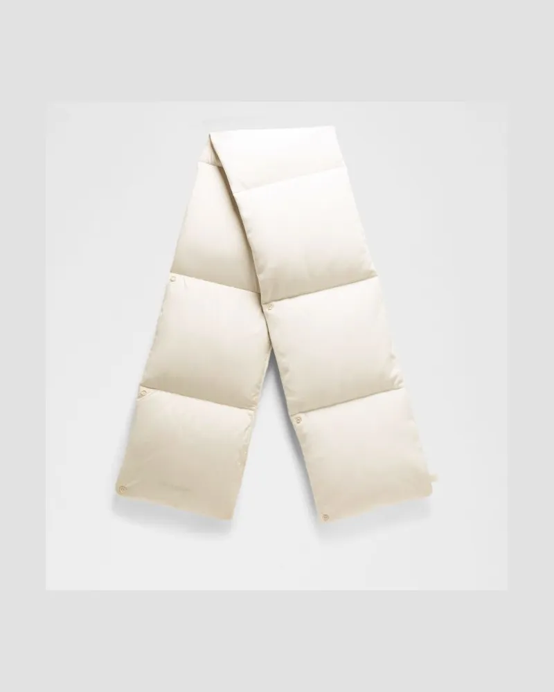 LULULEMON Wunder Puff Velour Scarf in Light Ivory Light