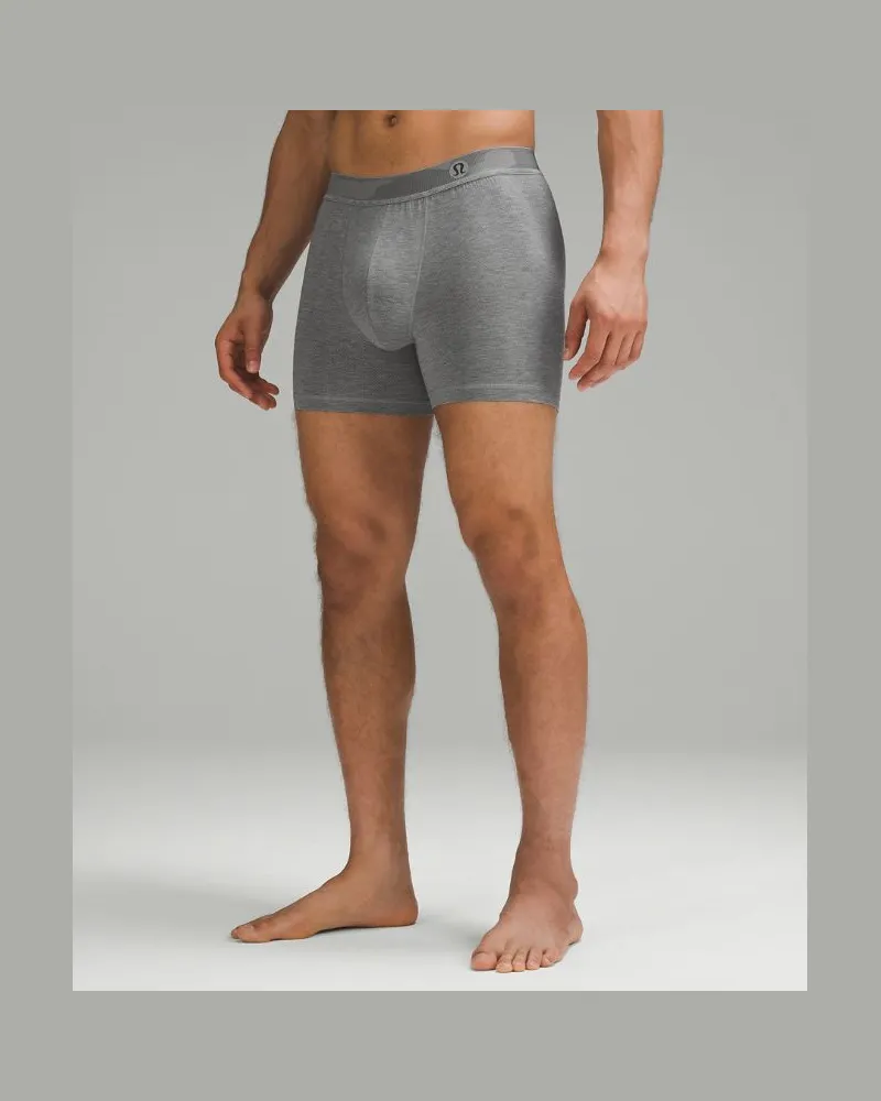 LULULEMON Always In Motion Boxershorts aus für Männer – 13 cm – Größe in Heathered Core Medium Grey Heathered
