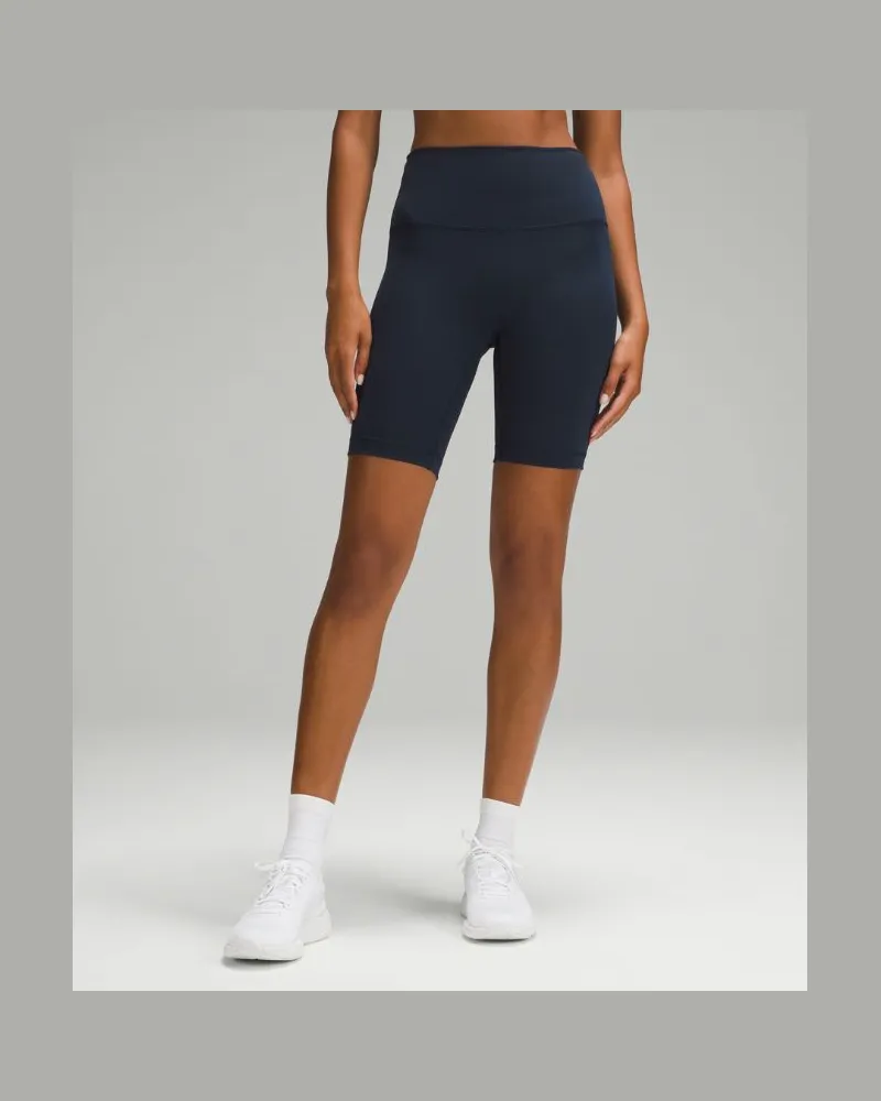 LULULEMON Wunder Train Shorts mit hohem Bund für Frauen – 20 cm – Größe in True Navy True