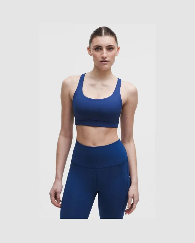 LULULEMON Energy BH mit mittlerem Halt für B–D-Cups Evolve für Frauen – Größe in Clubhouse Blue Clubhouse