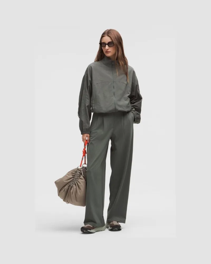 LULULEMON Daydrift Hose mit hohem Bund Normale Länge für Frauen – Größe in Palm Deco/Light Ivory Palm