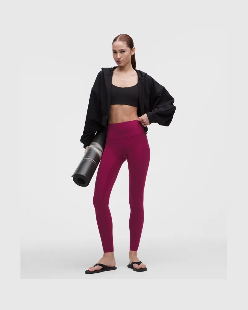 LULULEMON Align No Line Hose mit hohem Bund für Frauen – 71 cm – Größe in Raspberry Rave Raspberry