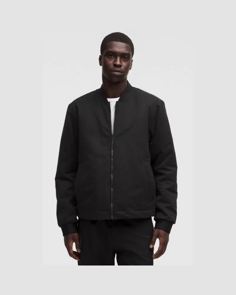 LULULEMON Isolierte Bomberjacke aus für Männer – Baumwollmischung – Größe in Black Black