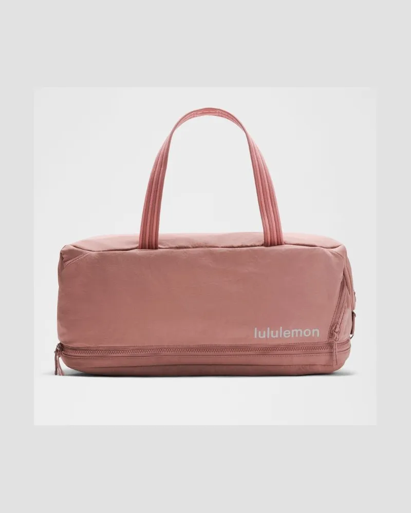 LULULEMON 3-in-1 Gym Duffle Bag Größe in Toasted Pink Toasted