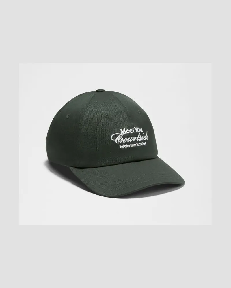 LULULEMON Classic Ball Cap Courtside – Größe in Rainforest Green/White Rainforest