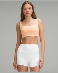 LULULEMON Bend This BH mit quadratischem und U-Ausschnitt Leichter Halt A–C-Cups Peach