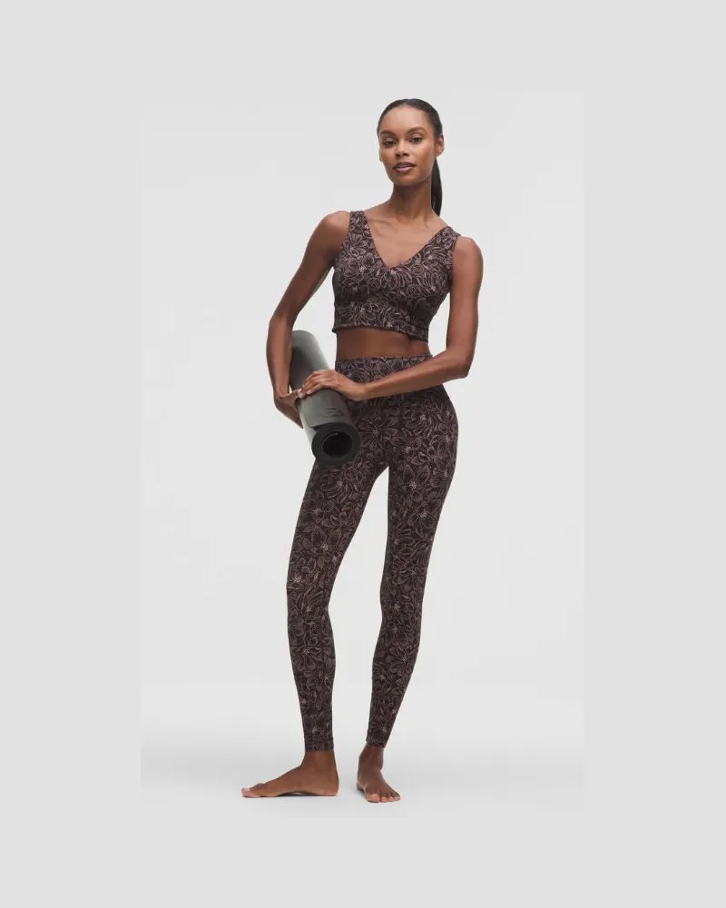 LULULEMON Align Leggings mit hohem Bund für Frauen – 71 cm – Größe in Dotted Magnolia Pink Multi Dotted