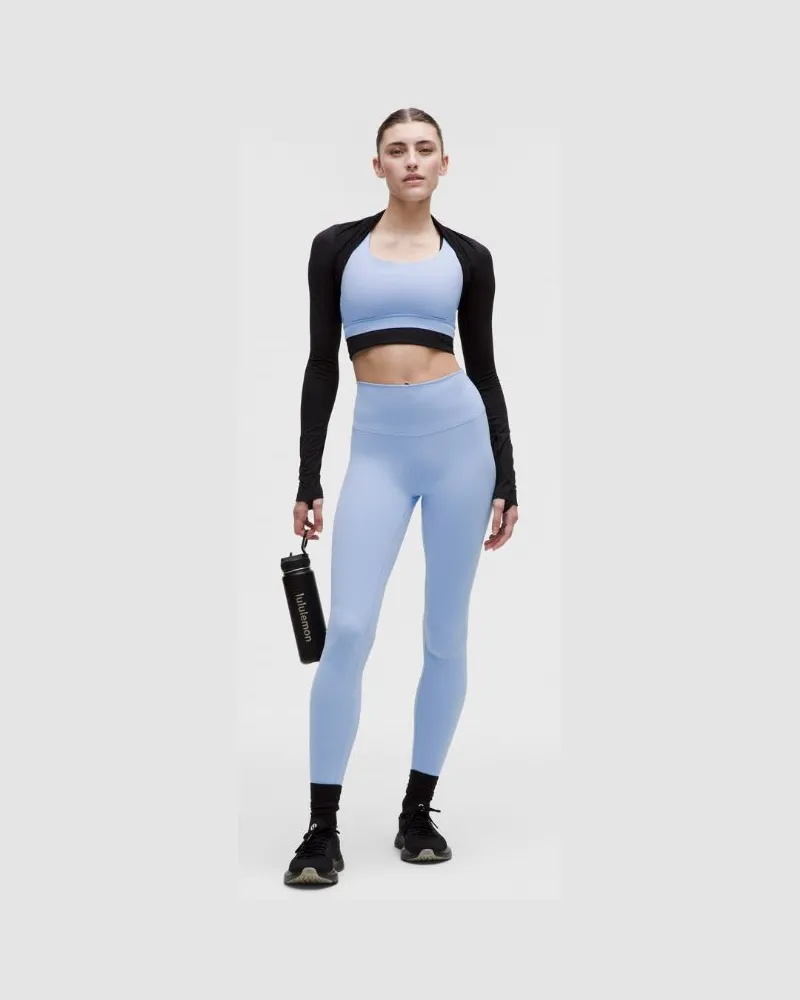 LULULEMON Wunder Train Leggings mit hohem Bund für Frauen – 71 cm – Größe in Sinatra Blue Sinatra