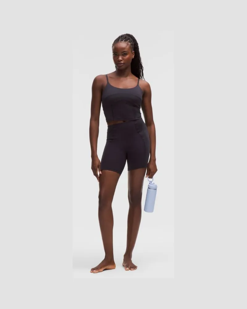 LULULEMON Align High-Rise Short 6" Satin für Frauen – Größe in Nightmoth Nightmoth