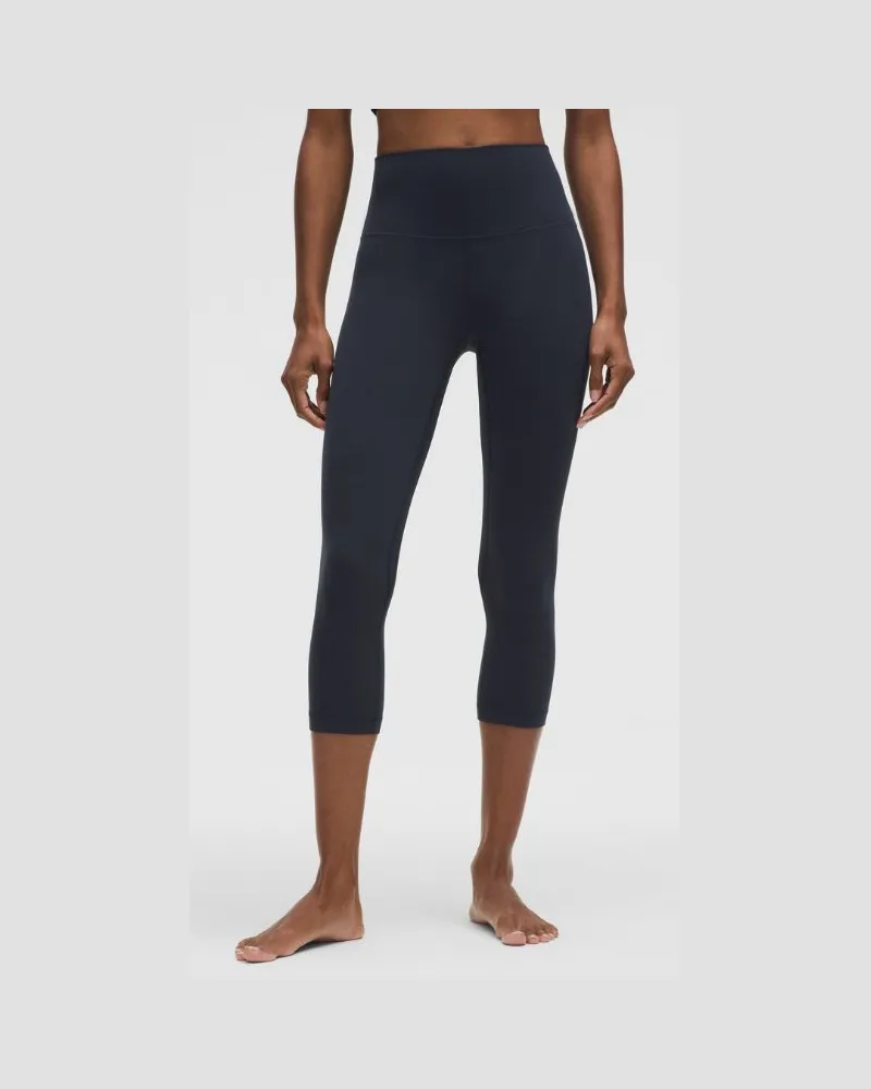 LULULEMON Align Crop Leggings mit hohem Bund für Frauen – 53,3 cm – Größe in True Navy True