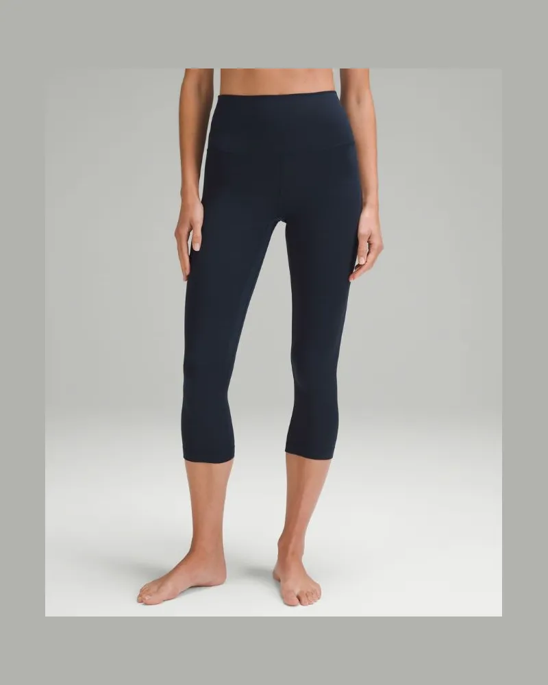 LULULEMON Align Crop Leggings mit hohem Bund für Frauen – 53,3 cm – Größe in True Navy True