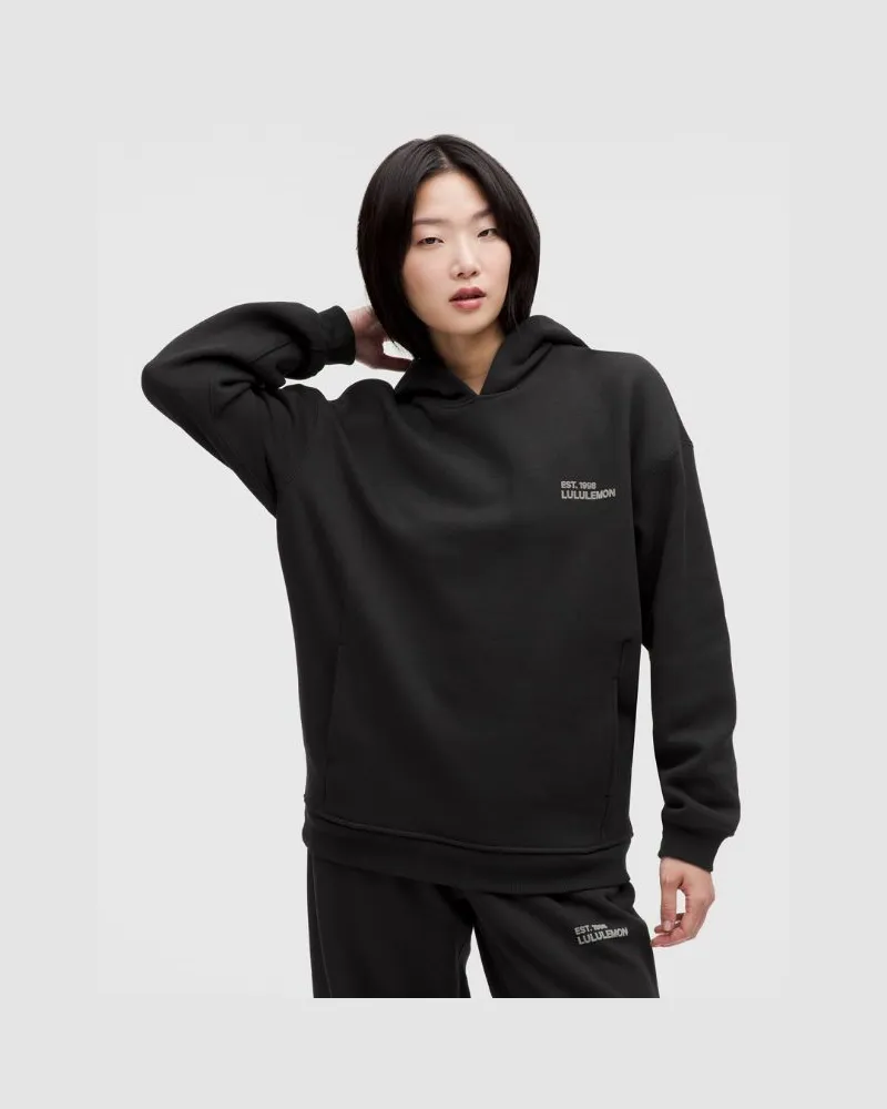 LULULEMON Oversized-Hoodie aus schwerem für Frauen – Größe in Black Black