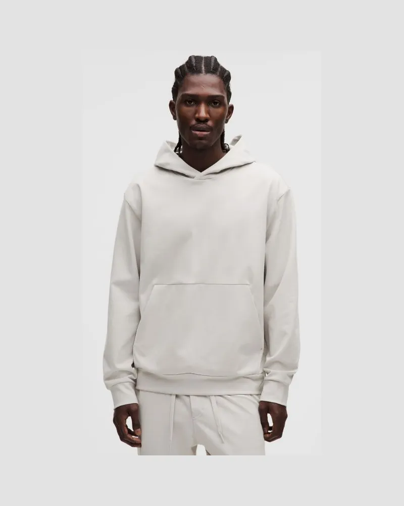 LULULEMON Heavyweight Soft Jersey Pullover Hoodie für Männer – Größe in Dove Grey Dove