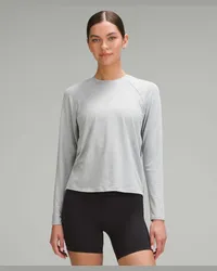 LULULEMON License to Train Langarmshirt im Classic Fit Heathered