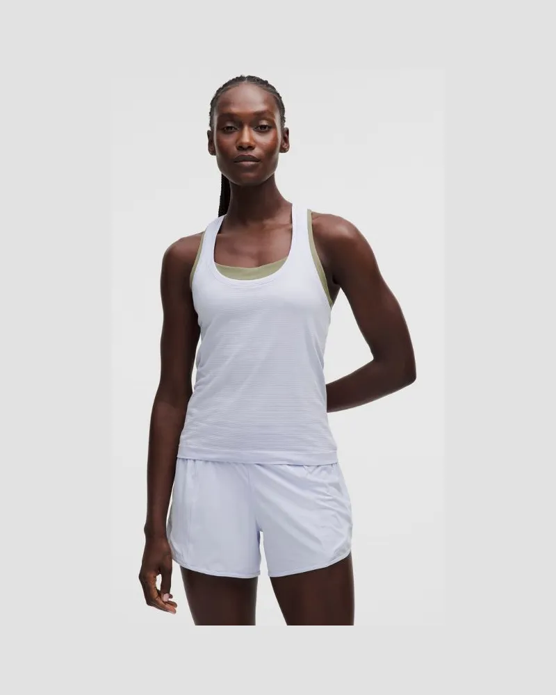 LULULEMON Swiftly Tech Tanktop mit Racerback 2.0 Taillenlänge für Frauen – Größe in Serene Blue Serene