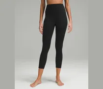 Align Crop Leggings mit hohem Bund für Frauen – 58 cm – Größe in Black