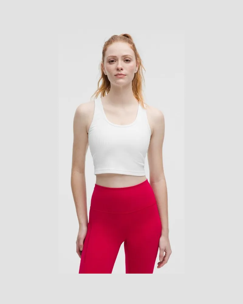 LULULEMON Power Pivot Trainings-Tanktop für Frauen – Größe in White White