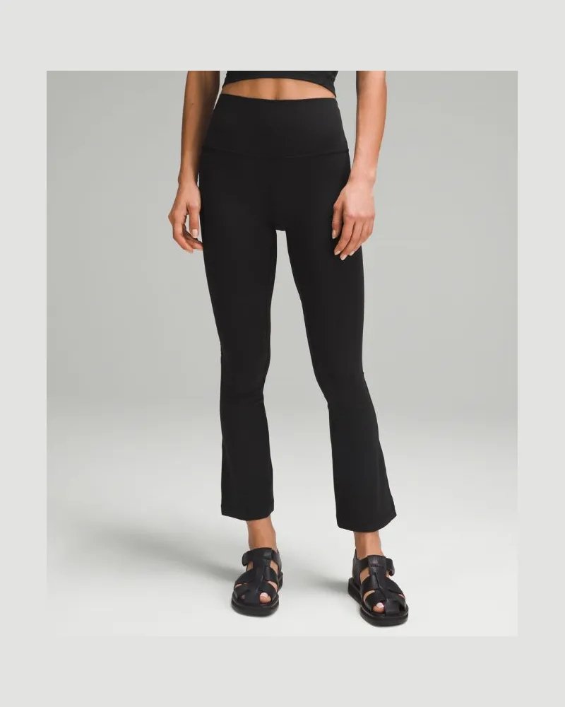 LULULEMON Align Hose mit hohem Bund und leicht ausgestelltem Bein für Frauen – 71 cm – Größe in Black Black