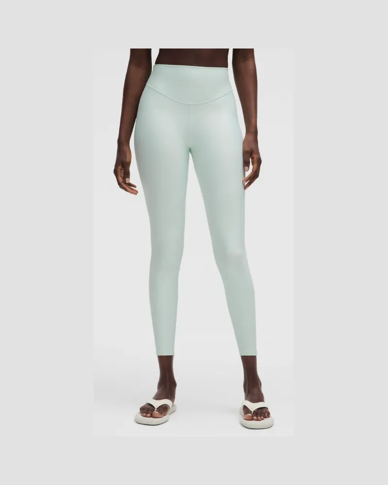 LULULEMON Wunder Under Leggings mit SenseKnit und hohem Bund für Frauen – 64 cm – Größe in Mint Breeze Mint