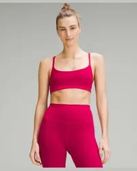 LULULEMON Wunder Train BH mit Racerback-Trägern Leichter Halt A/B-Cups Ruby