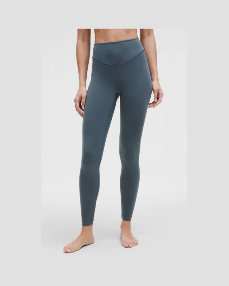 LULULEMON Wunder Under Leggings aus mit hohem Bund für Frauen – 71 cm – Größe in Iron Blue Iron