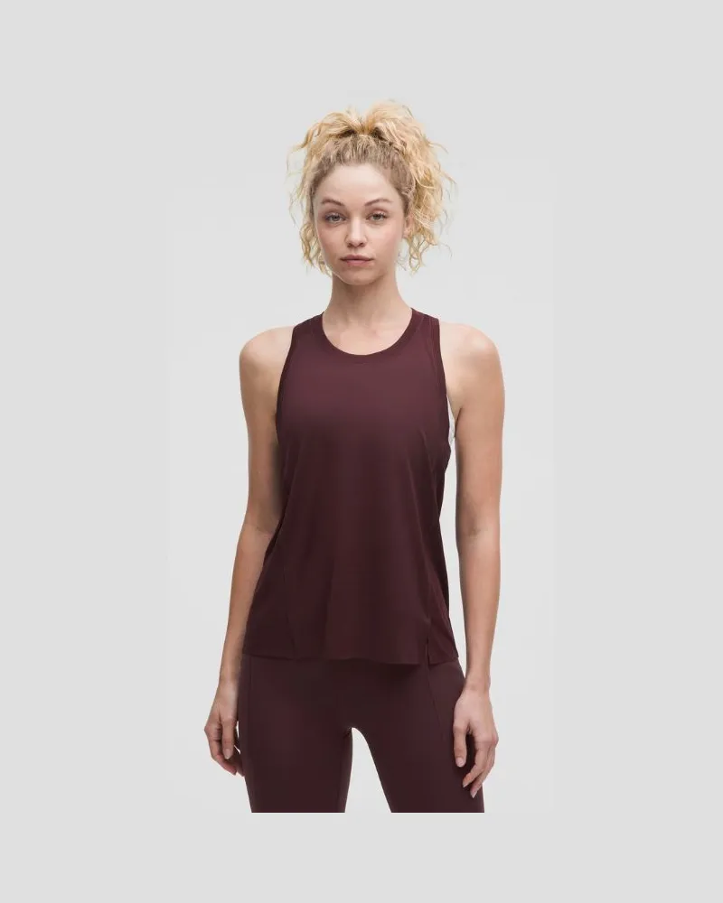 LULULEMON Fast and Free Singlet für Frauen – Größe in Goodnight Plum Goodnight