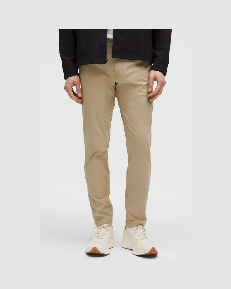 LULULEMON ABC Hose im Slim Fit mit 5 Taschen Warpstreme für Männer – 81 cm – Größe in Sheer Oak Sheer