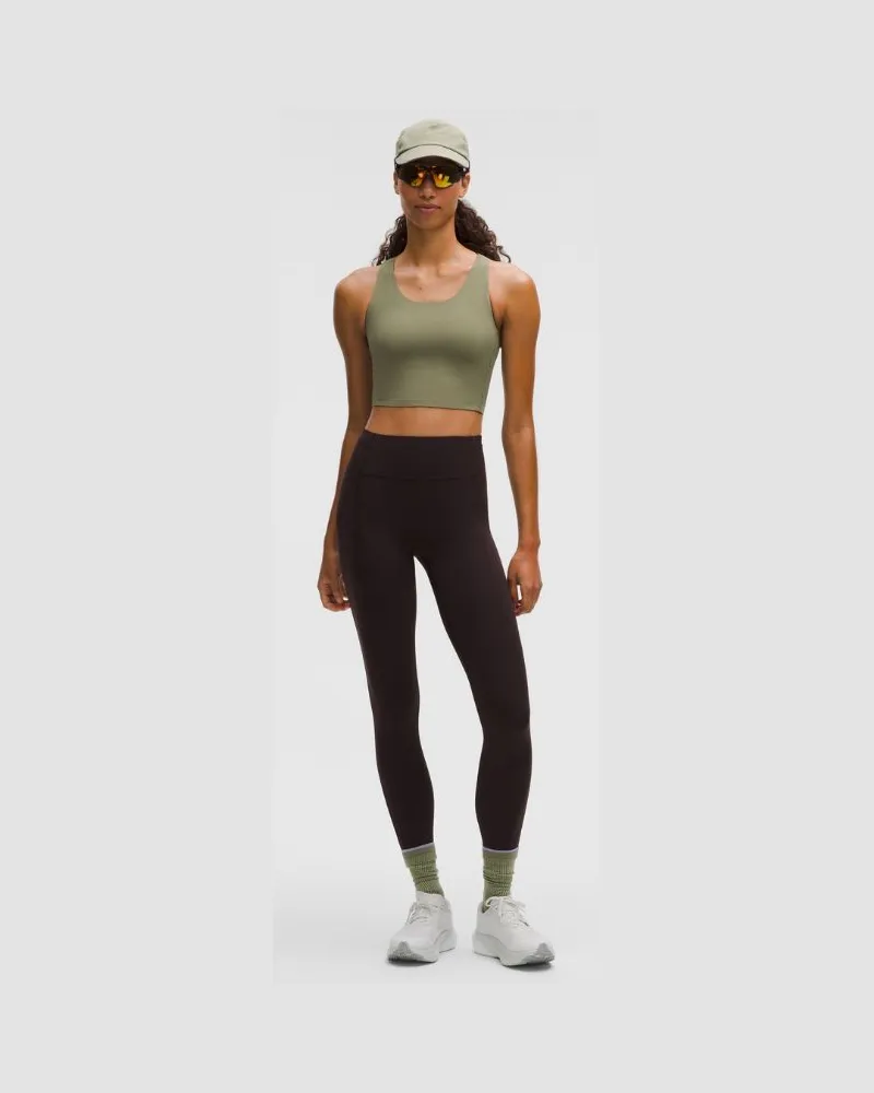 LULULEMON Swift Speed Leggings mit hohem Bund für Frauen – 64 cm – Größe in Sequoia Sequoia
