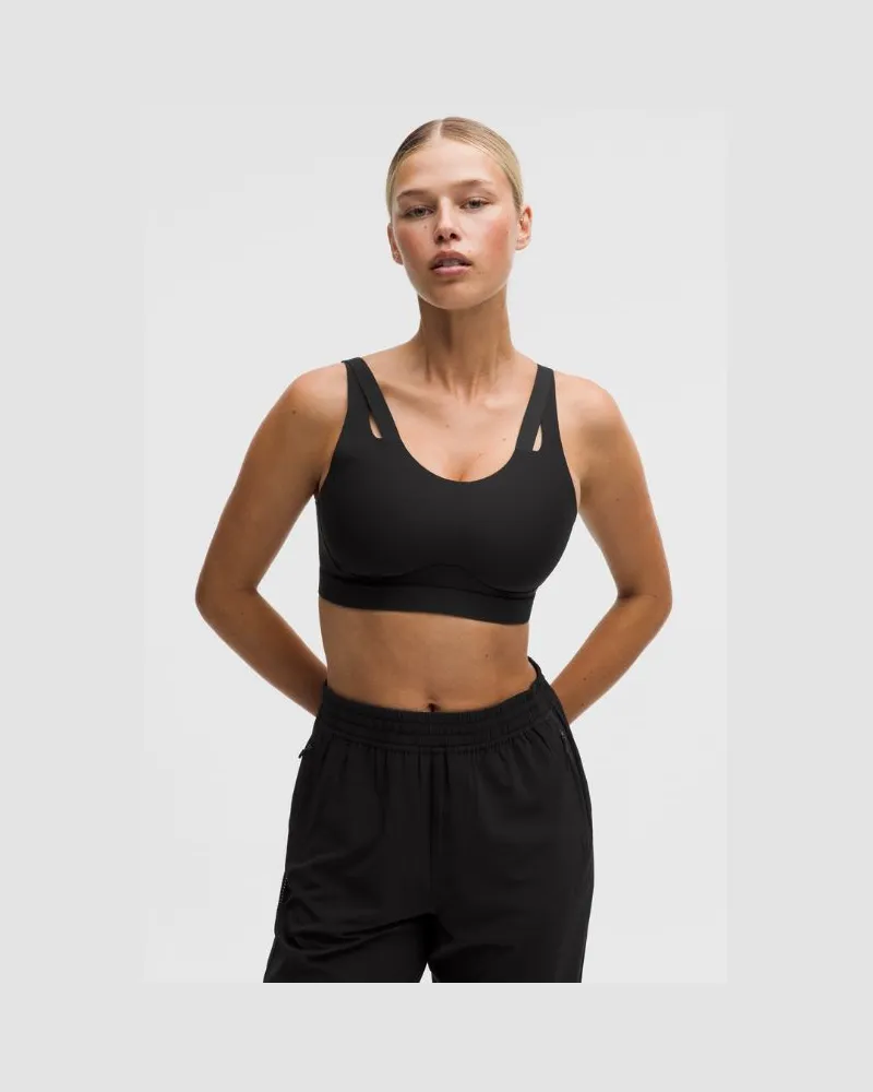 LULULEMON Levitation Sport-BH Starker Halt B–DD-Cups für Frauen – Größe in Black Black