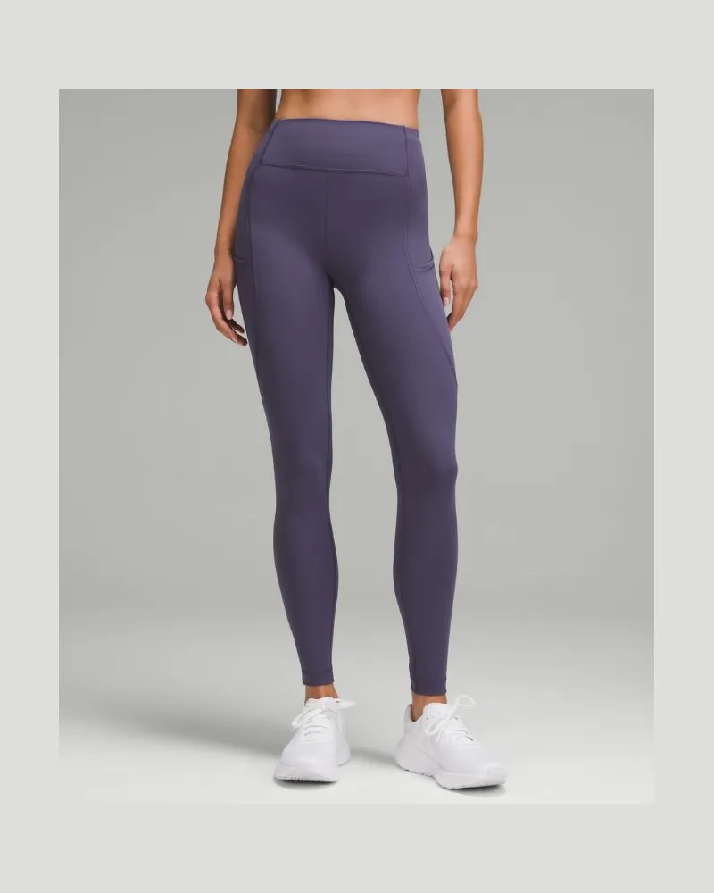 LULULEMON Swift Speed Leggings mit hohem Bund für Frauen – 71 cm – Größe in Nightfall Nightfall