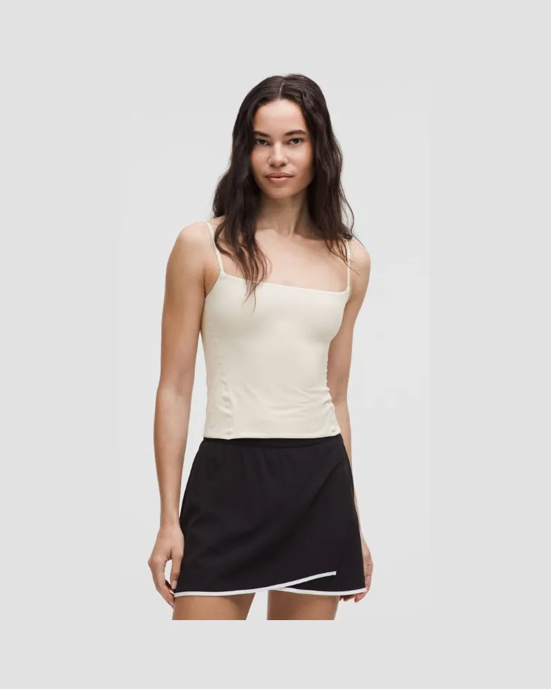 LULULEMON Wundermost Tanktop aus ultrasoftem Nulu mit verstellbaren Spaghettiträgern für Frauen – Größe in Light Ivory Light