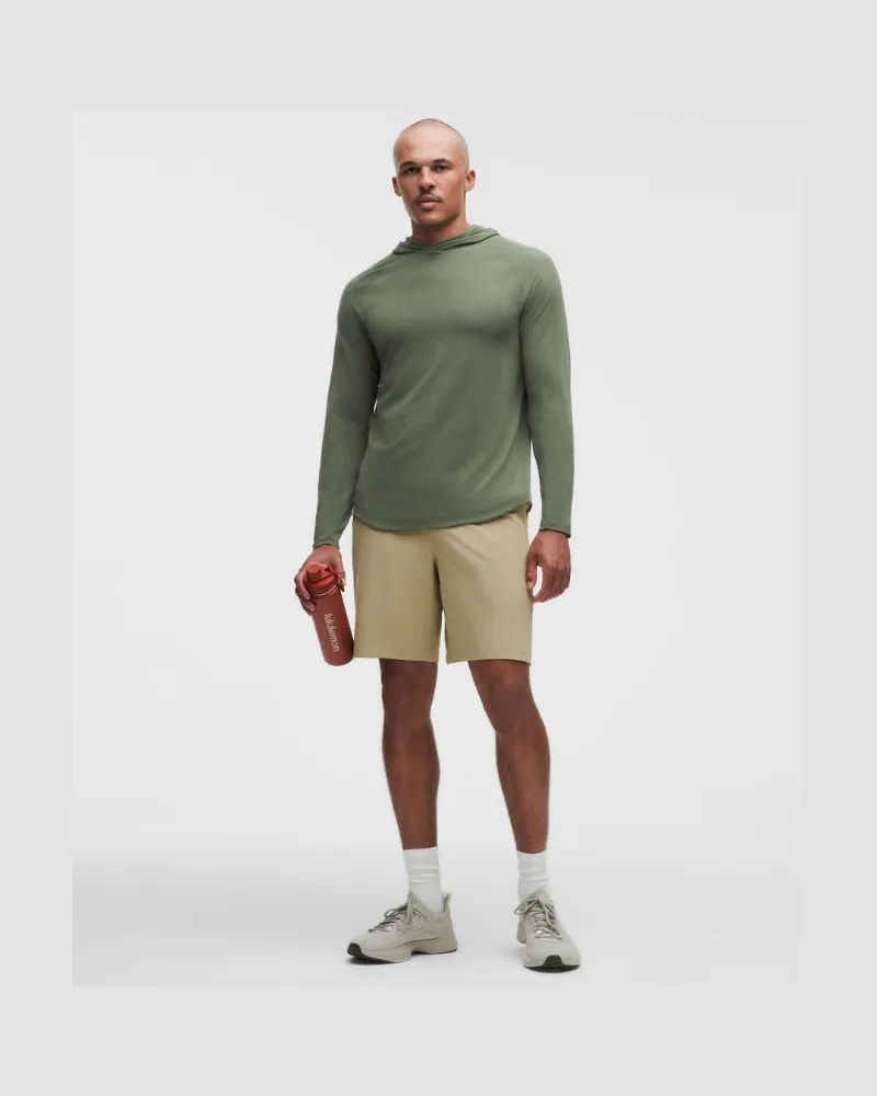 LULULEMON License to Train Hoodie für Männer – Größe in Sassy Sage Sassy