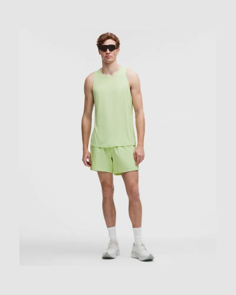 LULULEMON Mile Maker Run Crew Leichtes Tanktop für Männer – Größe in Lemongrass Lemongrass