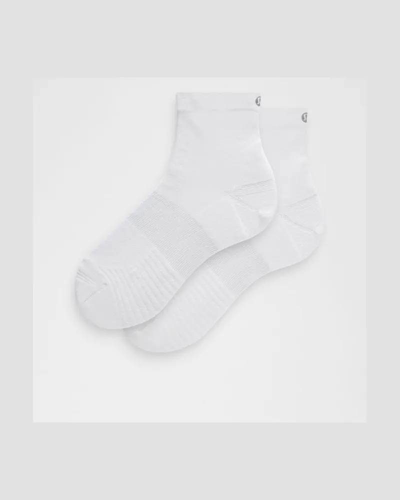LULULEMON Unisex Power Stride Ankle Socks – Größe in White White