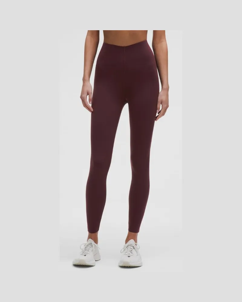 LULULEMON Glow Up Leggings mit hohem Bund für Frauen – 64 cm – Größe in Goodnight Plum Goodnight
