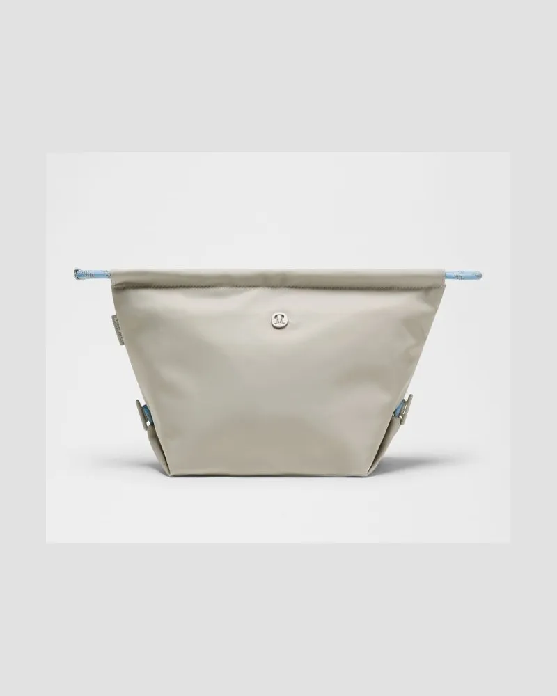 LULULEMON Wandelbarer Mini-Beutel 3 Größe in Hailstone Grey/Dreamy Blue Hailstone