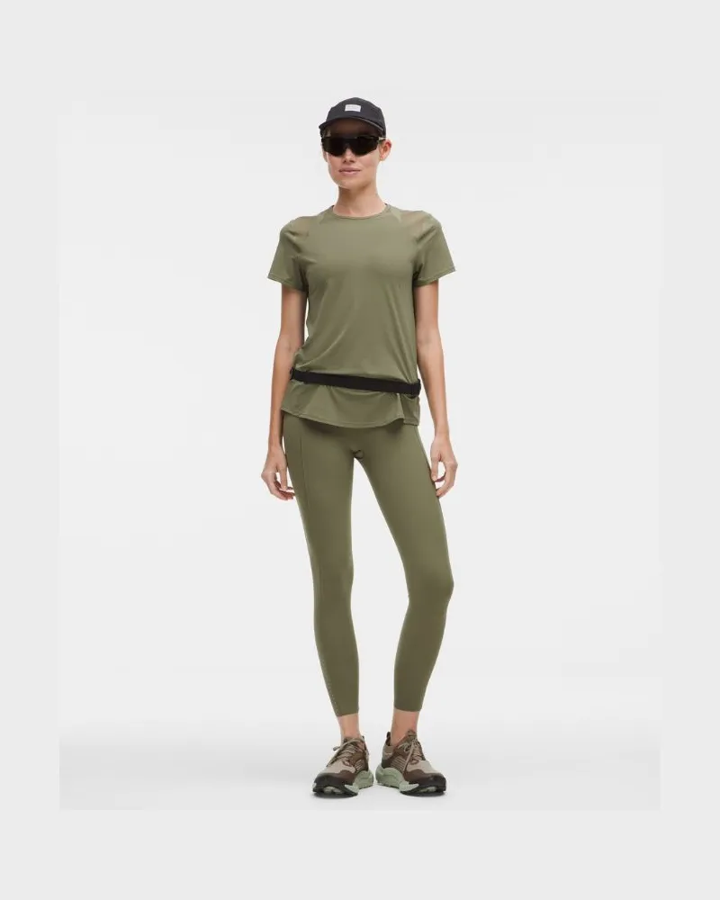 LULULEMON Fast and Free Leggings mit hohem Bund und 1 Tasche, Evolve für Frauen – 64 cm – Größe in Bay Leaf Bay