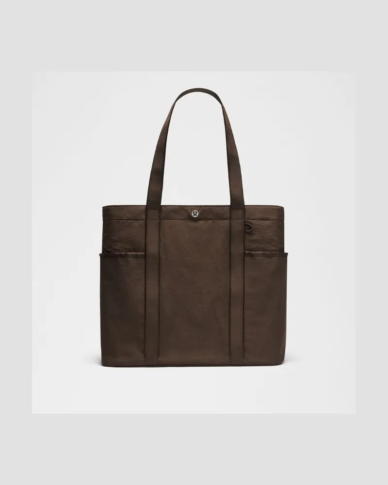 LULULEMON Daily Tote-Bag mit mehreren Fächern Größe in Walnut Crunch Walnut