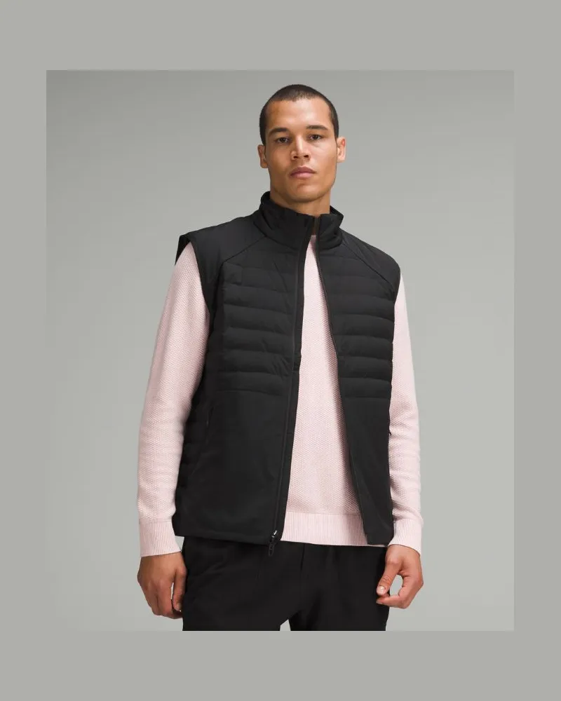 LULULEMON Down for It All Daunenweste mit Füllkraft 700 für Männer – Größe in Black Black