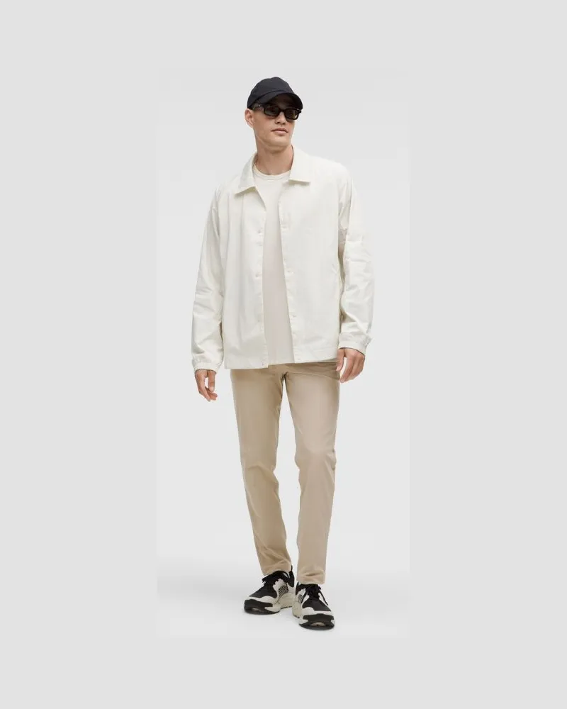 LULULEMON ABC Hose im Slim Fit mit 5 Taschen Warpstreme für Männer – 86 cm – Khaki – Größe Wacky