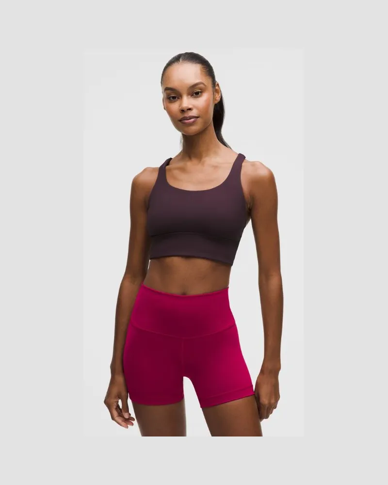 LULULEMON Energy BH Lang für Frauen – Größe in Black Plum Black