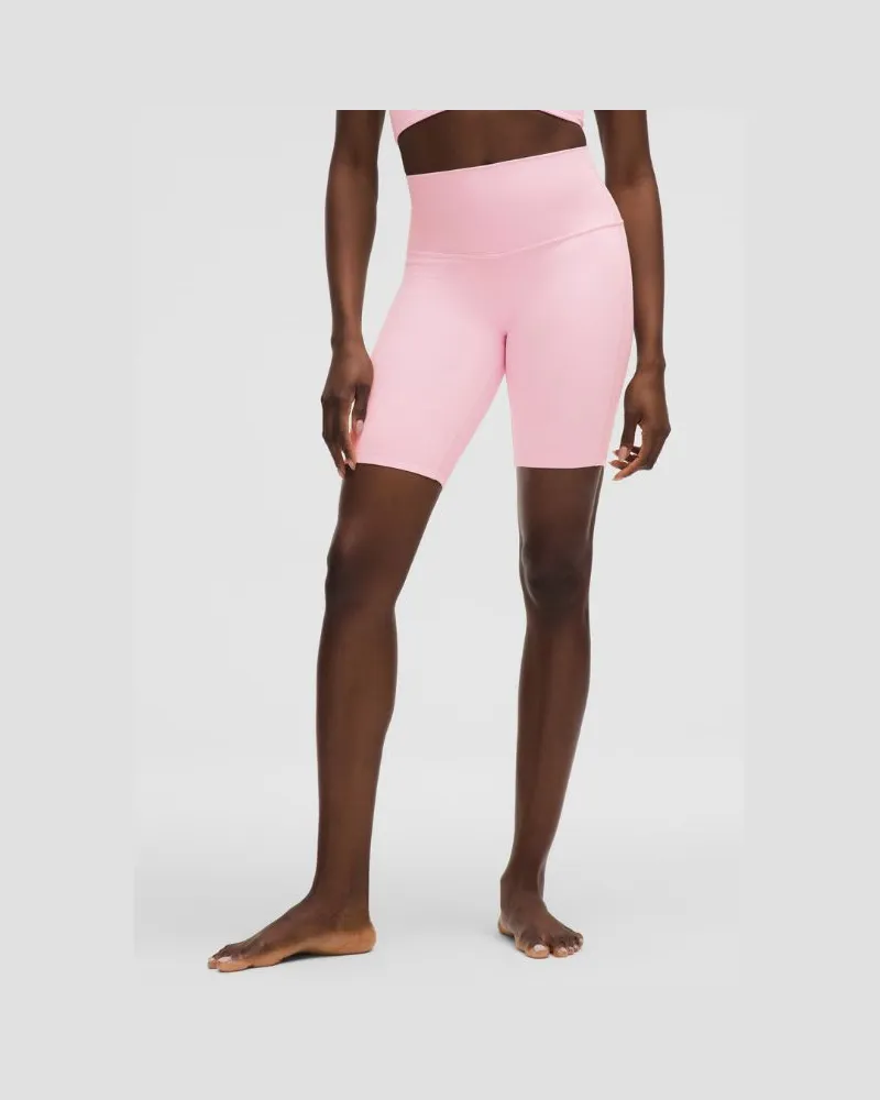 LULULEMON Align Shorts mit hohem Bund für Frauen – 20 cm – Größe in Pink Organza Pink