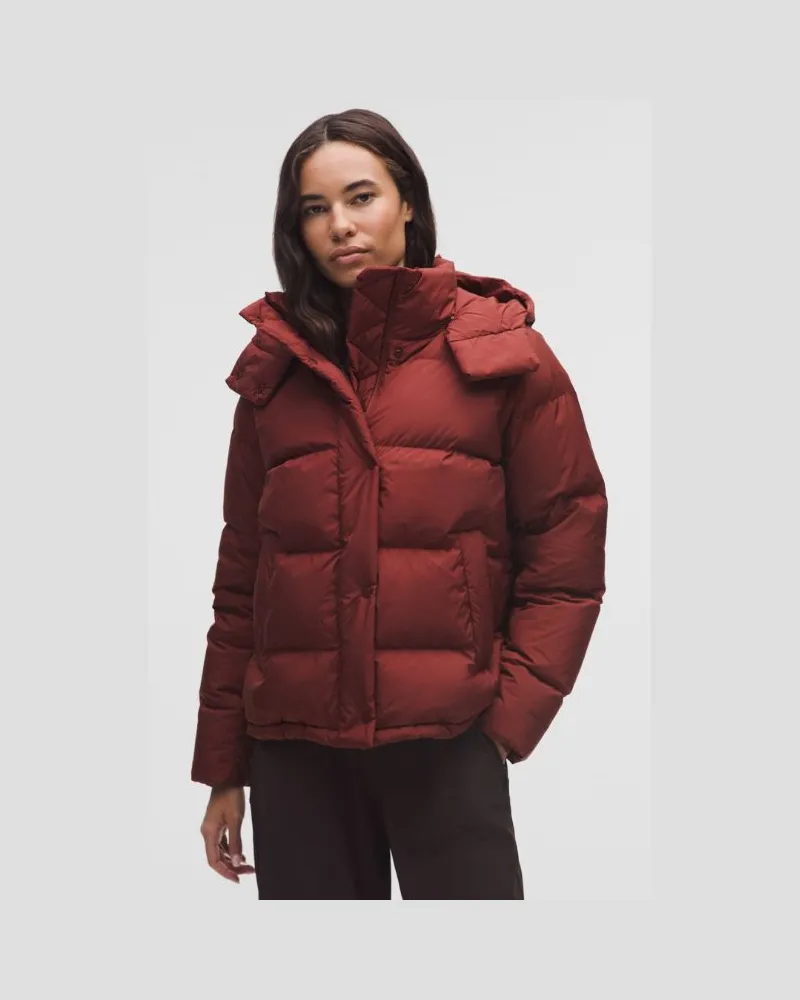 LULULEMON Puffer-Jacke mit Füllkraft 600 für Frauen – Größe in Rockwood Rockwood