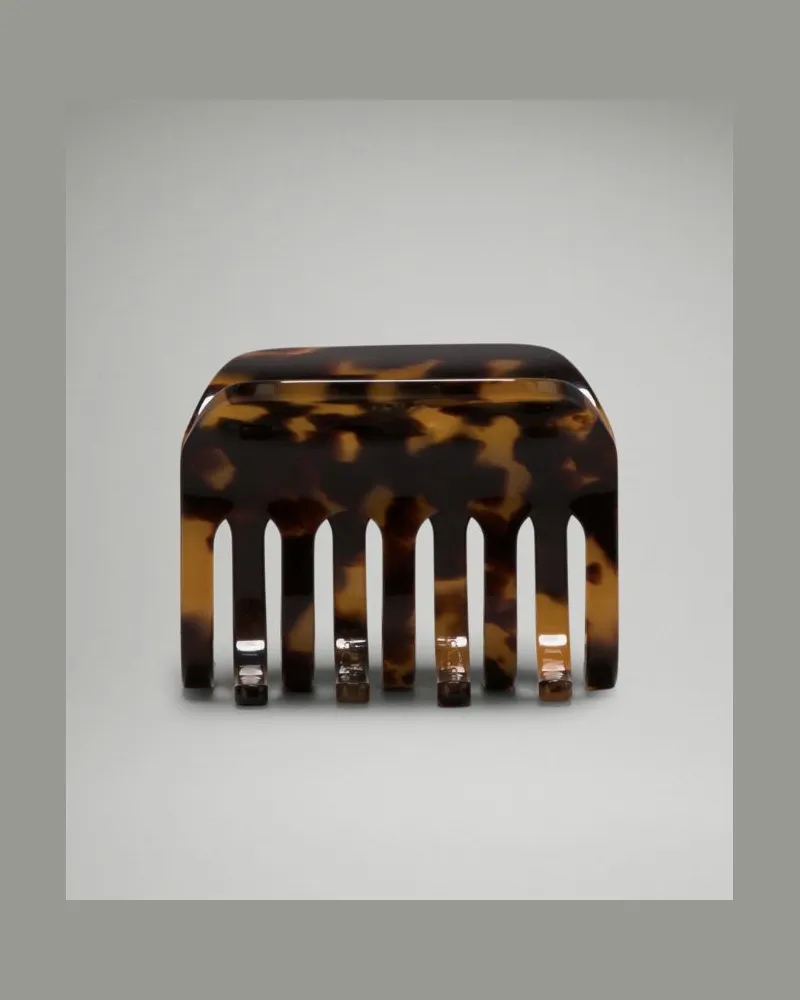 LULULEMON Criss-Cross Haar-Clip in French Press/Burnt Caramel French